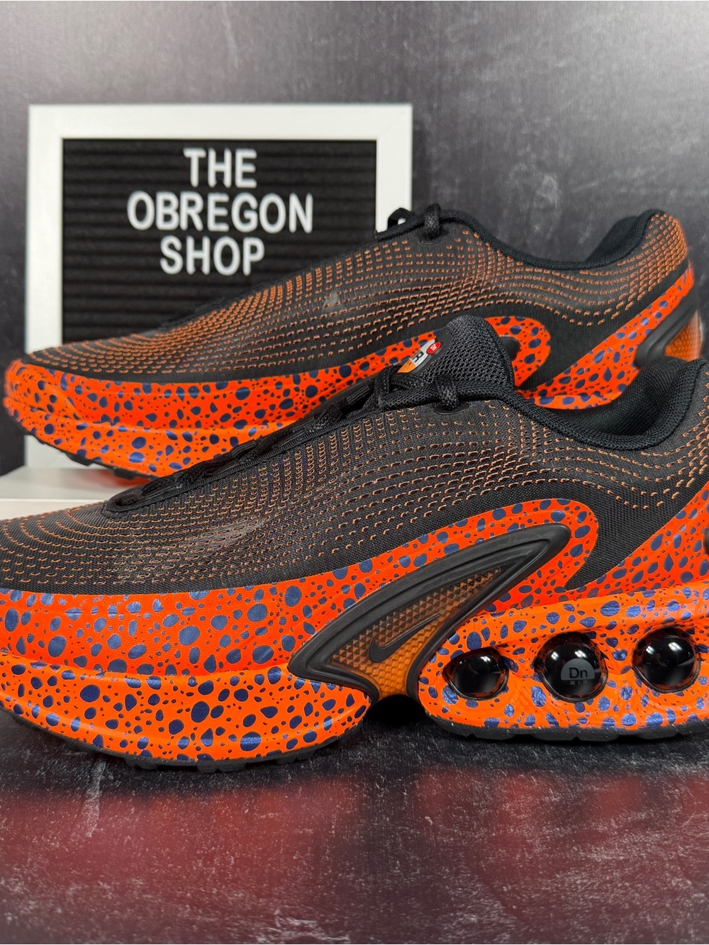 NIKE AIR MAX DN SE PREMIUM SAFARI ELECTRIC PACK MENS SHOES SIZE 11 ORANGE BLACK